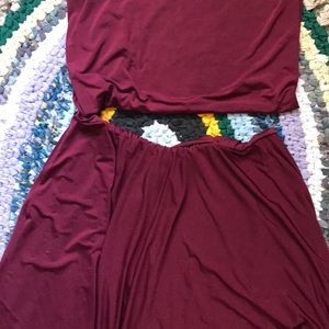 Infinity dress/ wine color